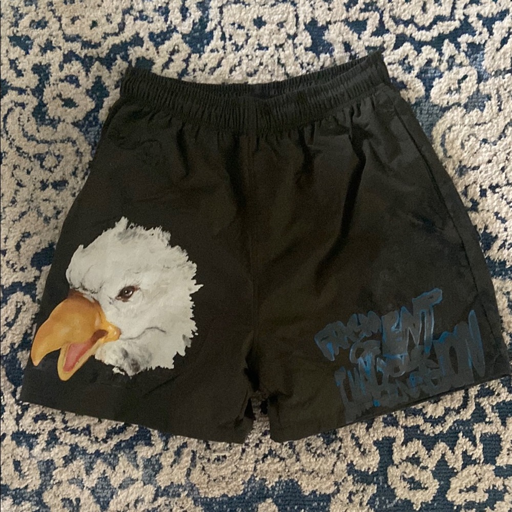 Olive Travis Scott Mesh Shorts